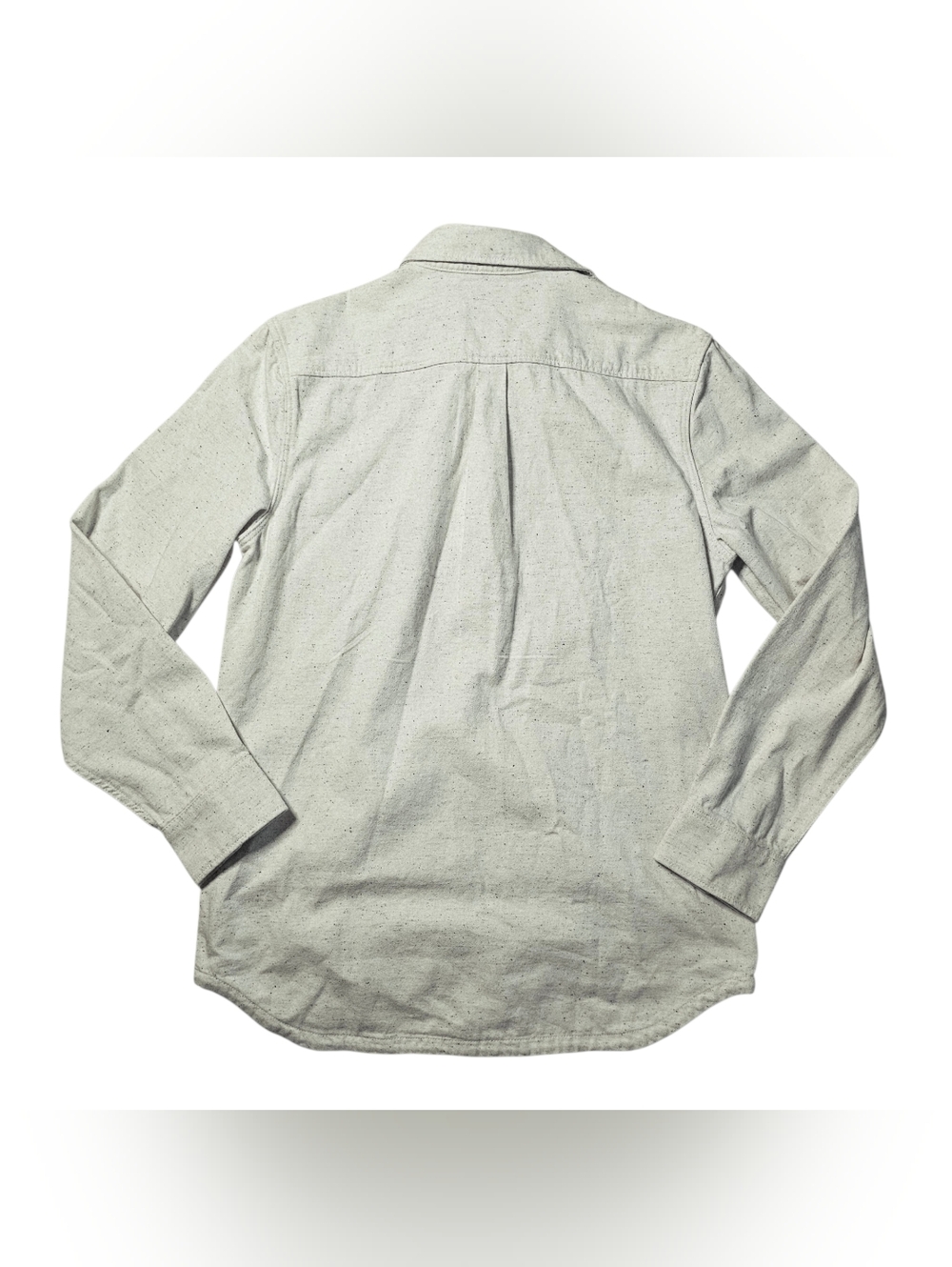 Vans Light Gray Long Sleeve Button-Down Shirt with Chest Pocket Size Medium - Picture 8 of 10